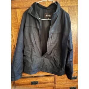 Michael Kors Men’s Jacket XL Black Lightweight Zip-Up Windbreaker FREE SHIPPING